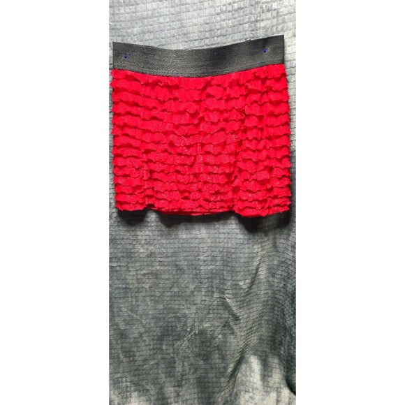Dresses & Skirts - Say Anything Red Ruched Stretch Skirt  Women’s M • Style 5025 • Made in USA •